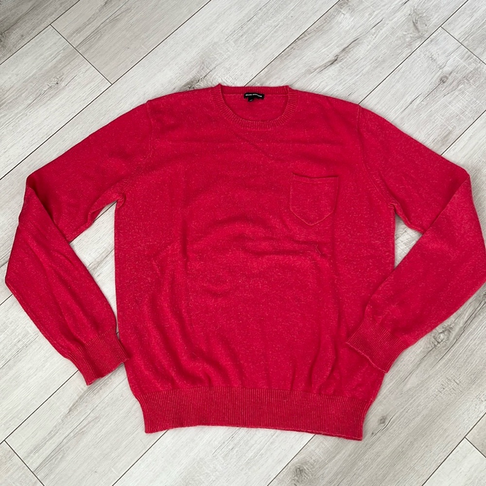 Club monaco red/pink sweater. Size large